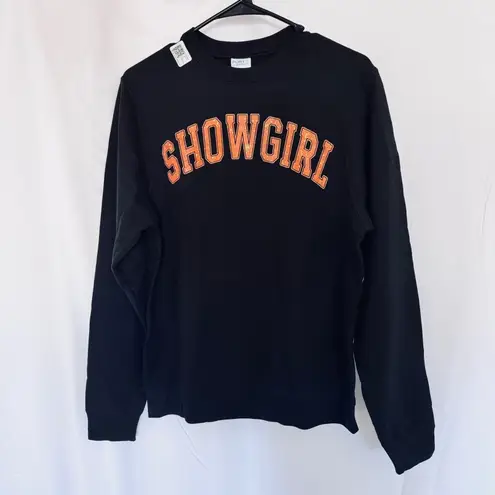 NWT Black Showgirl Graphic Crewneck Sweatshirt Small