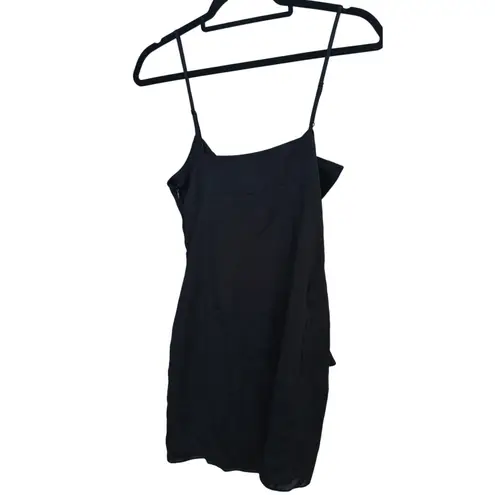 Susana Monaco NWT Mini Dress 4 Black Ruffle Cocktail Party Event Old Money LBD