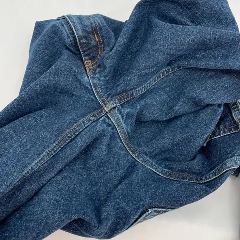 MOUSSY Blue Jeans MVS Skinny Zip Fly Indigo Dark Wash Denim Style 010EAC12