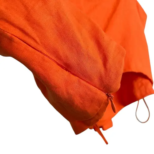 House of Harlow | Chic Orange Bow Crop Top Trendy Size Small NWT