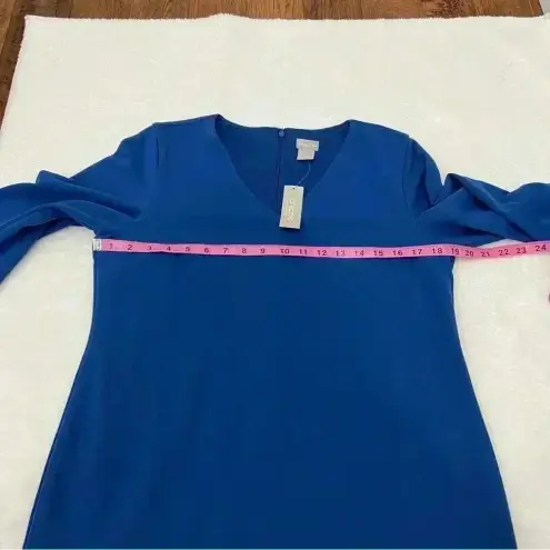 Chico's Chico’s Kimono-Sleeve V-Neck Dress In Blue Size 4/6 Chico’s Size 1