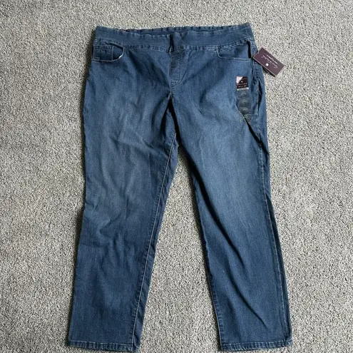 Gloria Vanderbilt NWT Amanda Pull-On Super Stretch Jeans 24w Average