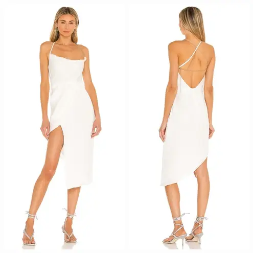 Michael Costello  x REVOLVE Tessa Midi Dress in Ivory