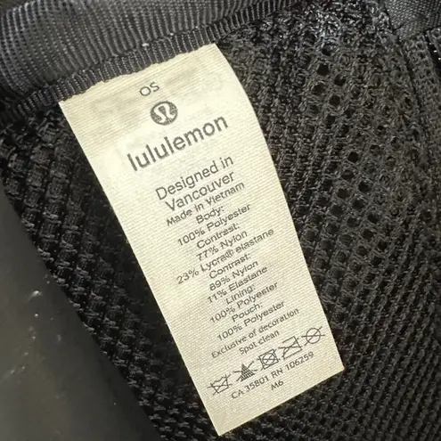 Lululemon  Black Run All Day Back Pack Womens Nylon Medium Size Pack