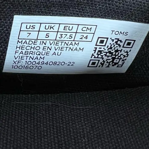 Toms  X Alpargata Monopoly Money Slip On Women’s Shoe Size 7