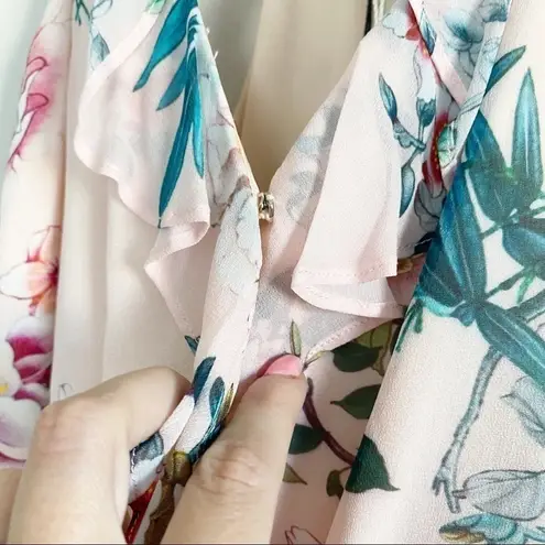 Lavender Brown NWT Pink Racerback Wrap Maxi Dress