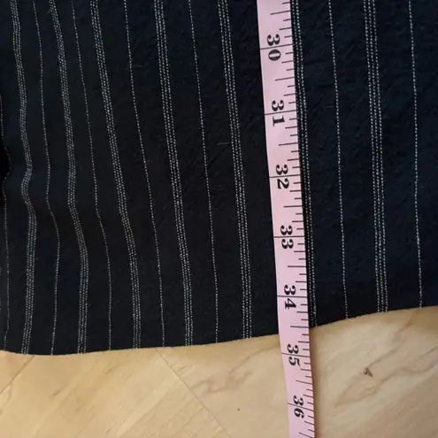 Gudrun Sjödén Linen Button Down Long Sleeve Dress Lagen Look Size Medium Black