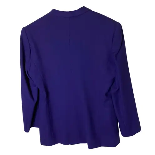 Lilli Ann Vintage Wool Blazer Purple Size 10