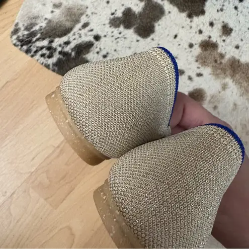 Rothy's ROTHY’S The Flat in Light Gold Metallic women's Size 8 NWOT