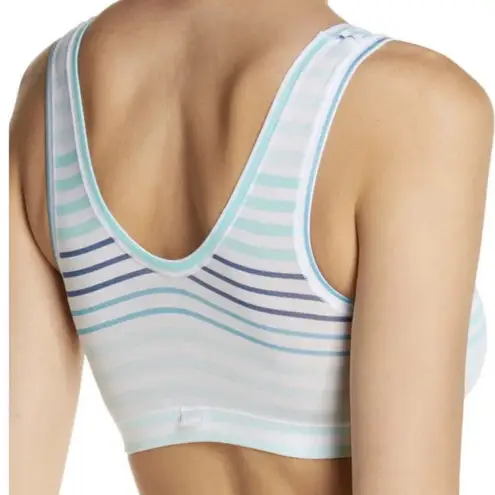 DKNY  Size Small Ladies Stretch Modal Pullover Bralette Bra, Fresh Stripe NWT