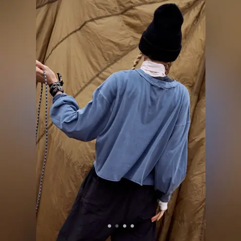 NWOT FP Movement Long Sleeve Inspire Tee Blue Size XL