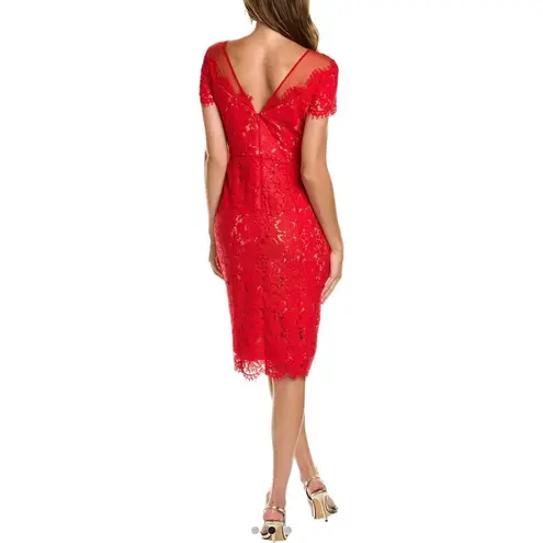 Rene by Rene Ruiz red lace cocktail dress Size 10