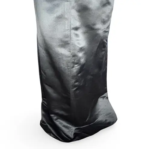 Black Satin Formal Maxi Skirt Elda De La Rosa Chicago Evening Holiday Party Plus Size 22W