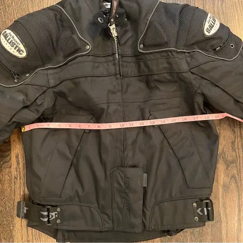 Joe Rocket Black Ballistic Enforced Motocycle Jacket Brown