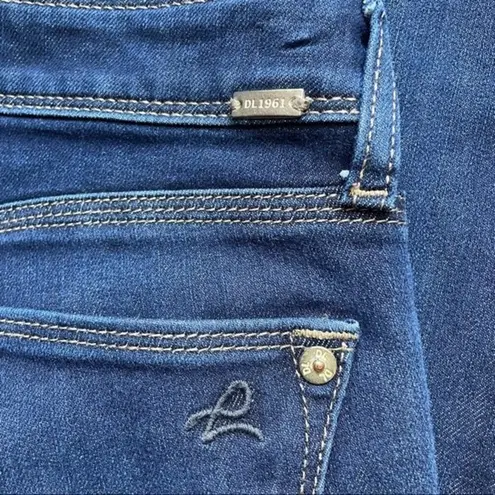 DL1961 Jeans Women's Size 25 Angel Midrise Skinny Ankle Dark Wash Designer Denim
