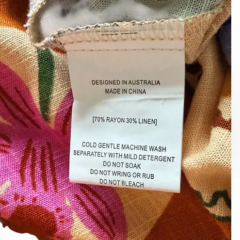 Paper Heart Paper Hearts Strapless Maxi Dress Stamps Summertime Vacation Santorini Italy XL