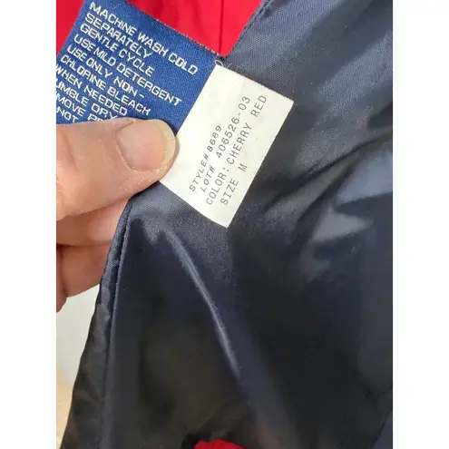 Mackintosh New England Red Jacket Nautical Windbreaker Striped Lining M Size M