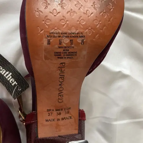 Cravo & Canela | NWOT Plum Heels sz 8 Purple