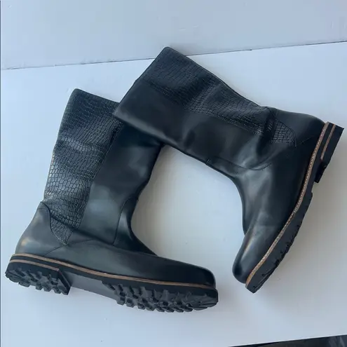 Trotters Franki Black Boots – Women’s 12W | Chic Wide