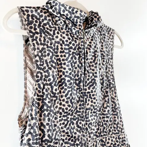 Lululemon  Pack It Running Lightweight Vest Spotted Leopard Gold Black 6