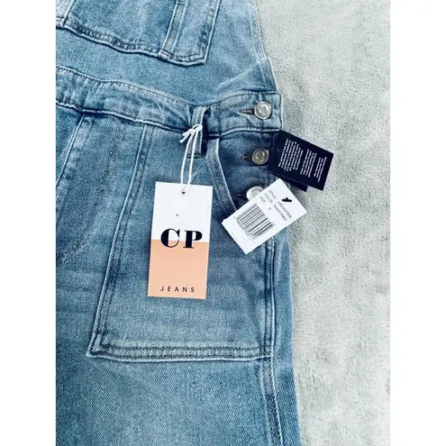 CP Jeans Denim Overalls Light Blue Womens Size S NWT Farm