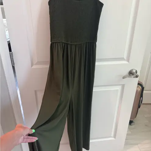 Cupshe Elegant Olive Green Jumpsuit