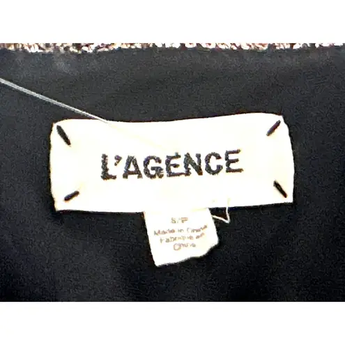 L'Agence L’Agence 8P Bronze Metallic Python Print Mini Dress Glamcore Bodycon Night Luxe