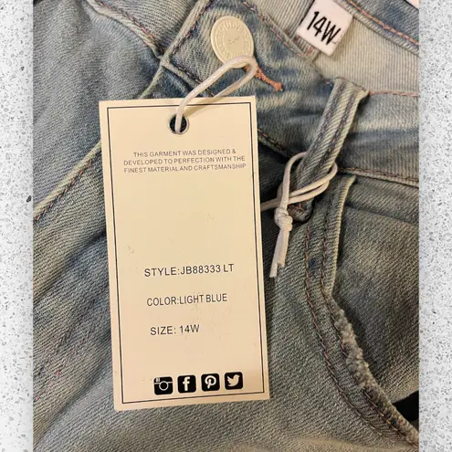 Judy Blue Distressed Boyfriend Fit Jeans