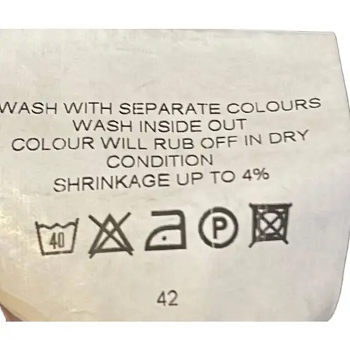 Charlotte Eskildsen Women Jeans Moon Legs Denim Designer Remix Stretch Black 32