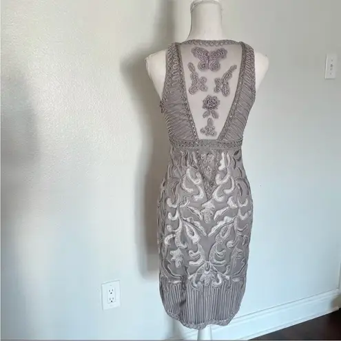 Sue Wong Nocturne Beaded and Embroidered Cocktail Dress