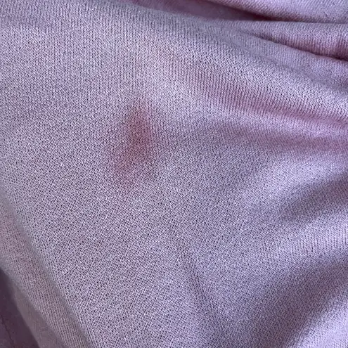 Free Kisses Rose Blush Pink Croptop Blouse Size Medium Ruffled Sleeves and Waist