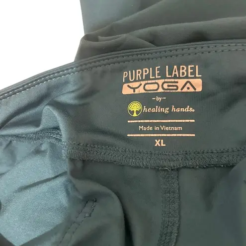 Healing Hands Women Purple Label Yoga Scrub Pants M Teal Cargo Stretch Utility