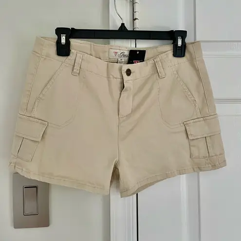 G by Guess Guess Short Womens 30 Light Cargo Multi Pocket Cotton Y2K Deadstock NWT Summer