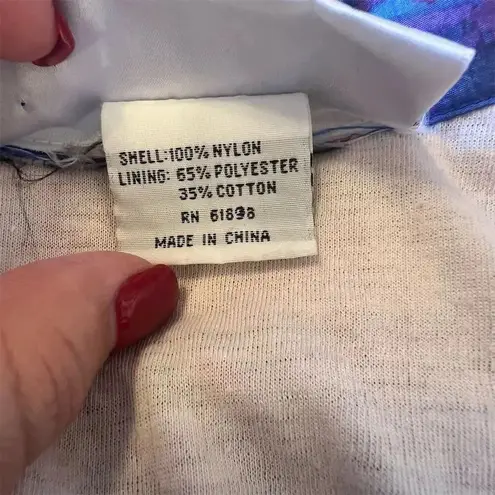 The La Costa Spa Vintage 80s/90s Multicolor Windbreaker Jacket S Unisex Pink