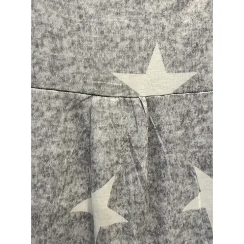 EKOUAER Sleep‎ Shirt Night Gown Button Front Womens Medium Stars Oversized