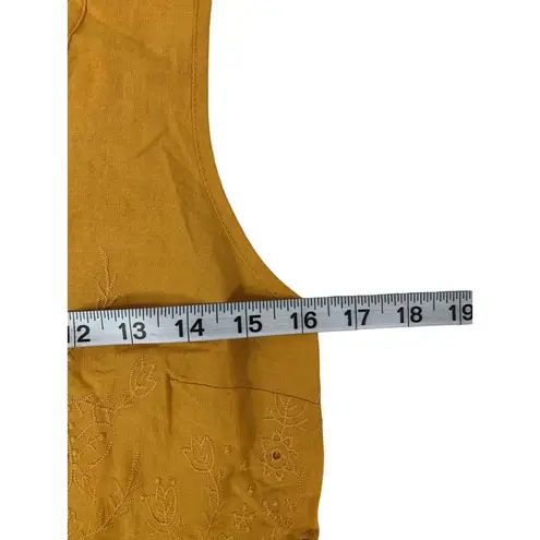 Knox Rose  Women's Mustard Yellow Sleeveless Top