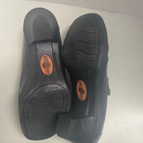 Earth Spirit CLASSICS Elaine Women’s Black Mules Size 7 Leather Slip On SEE DESC