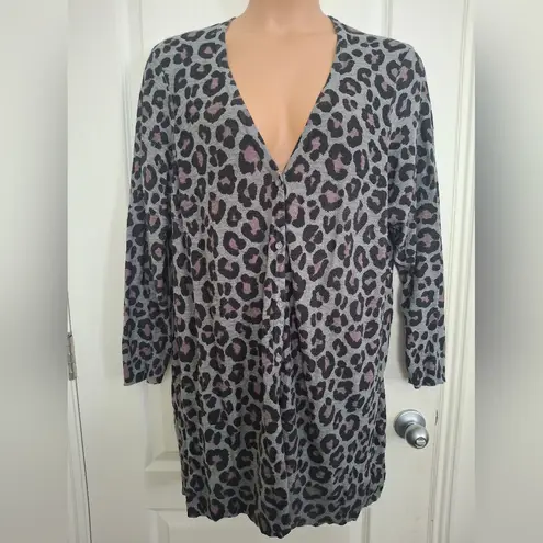 Torrid  Sz 3  Leopard Print Cardigan thumbnail 2