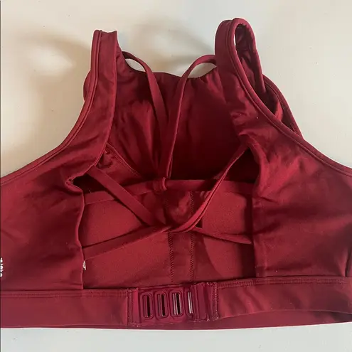 Free People Movement Strappy Sports Bra Red Size Medium