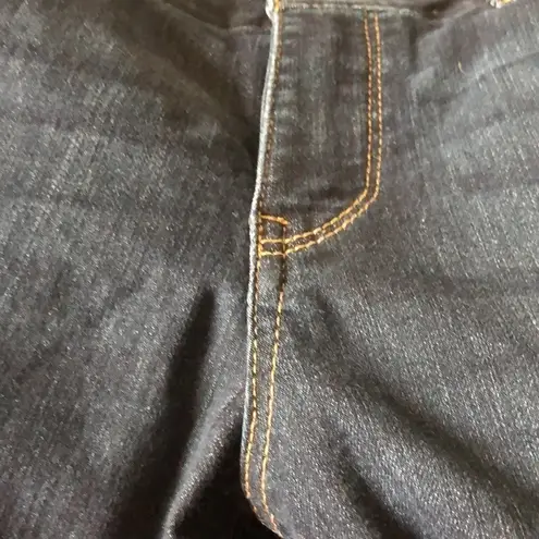 Democracy Ab’Solution Stretch Boot Jean Sz. 8X28.5” Dark Wash Hemmed Stretch