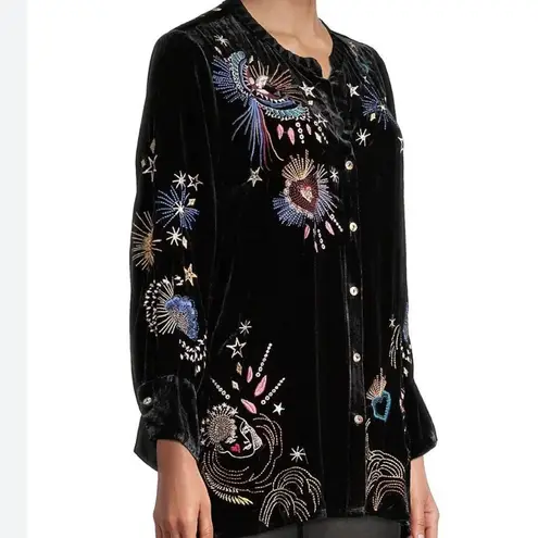 Johnny Was Eden Velvet Voyager tunic NWT