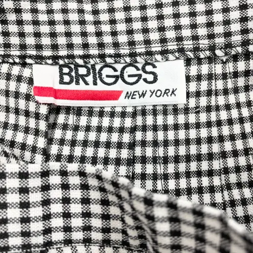Briggs New York Womens Gingham Skirt XS/S Midi Preppy Academia Retro Old Money