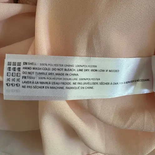 EN SAISON Floral Eyelet Lace Babydoll Short Sleeve Square Neck Dress EUC Small Pink