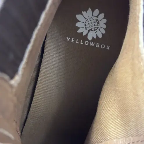 Yellow Box Corado Wedge Brown Ankle Booties with zipper closure in front 7.5 - Image 9