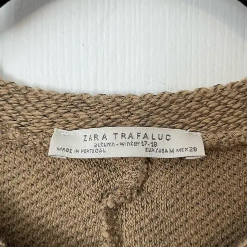 ZARA  Trafaluc Pearl Epaulette Sweater - Size M