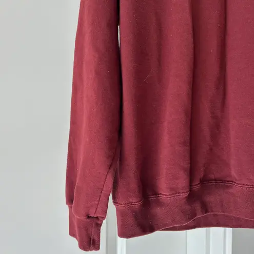 Athletic Works large comfy burgundy fall sweatshirt