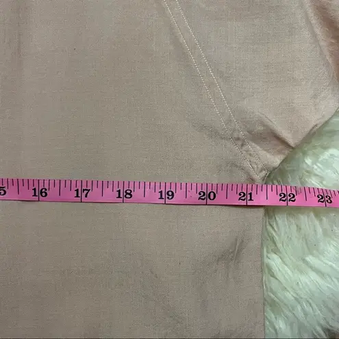 Vintage Lloyd Williams Neutral Blush Silk Wool Blend Dolman Boxy Top 10 Pink