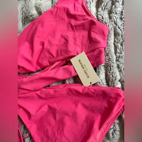 Ramy Brook NWT Kezia Cutout One Piece Swimsuit in Deros (Pink), Size M