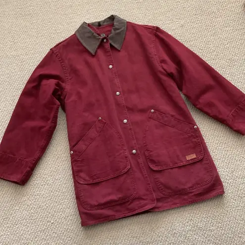 Orvis Vintage Women’s Barn Jacket Utility Pocket Outerwear 1960s Wool Lined EUC