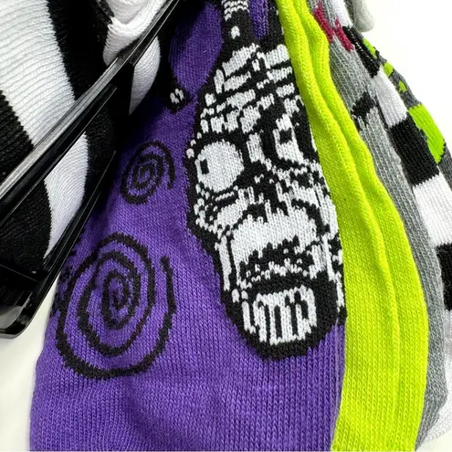 Beetlejuice Movie Womens No Show Socks 10 Pairs Halloween Film Fun 80s 90s Gift Black